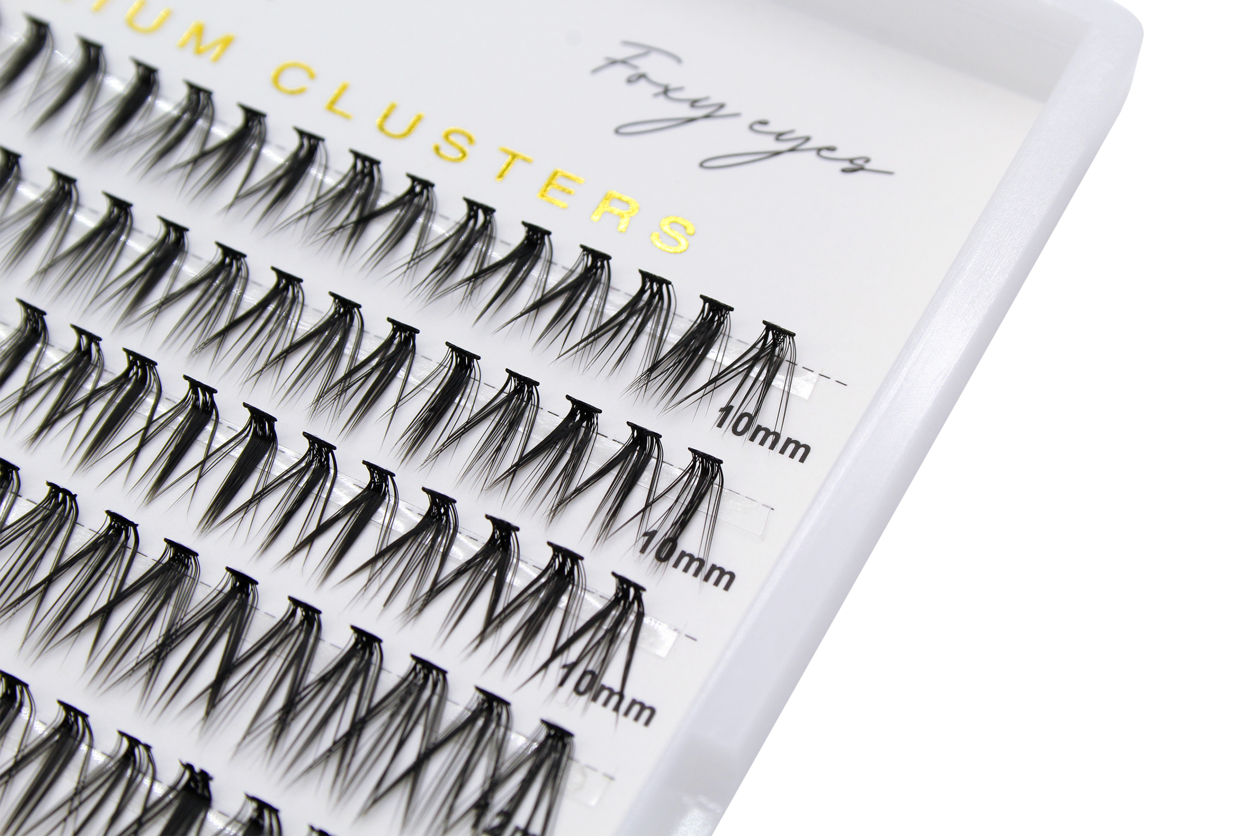 Premium Cluster Lashes - Foxy (180 pcs) | Makeup4pro - Image 3